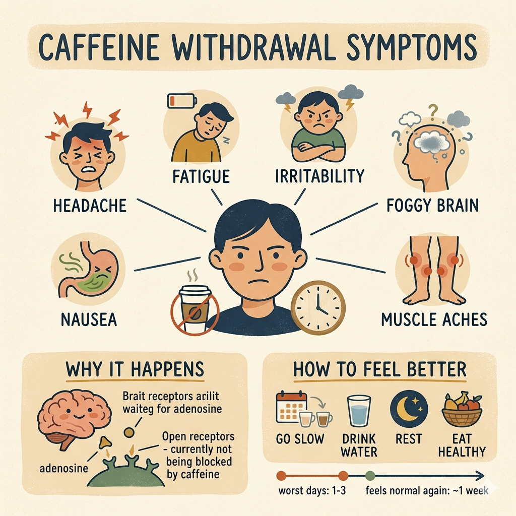 Caffeine Withdrawal Symptoms Signs, Timeline & Relief Tips