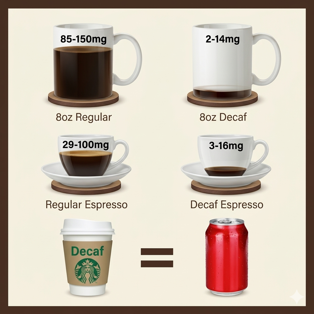 How Much Caffeine in Decaf Coffee Less Than You Think