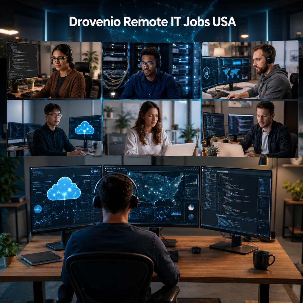 Drovenio Remote IT Jobs USA – Find the Best Tech Jobs From Home