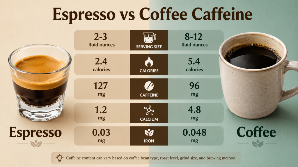 Espresso vs Coffee Caffeine Which One Actually Gives You More Energy