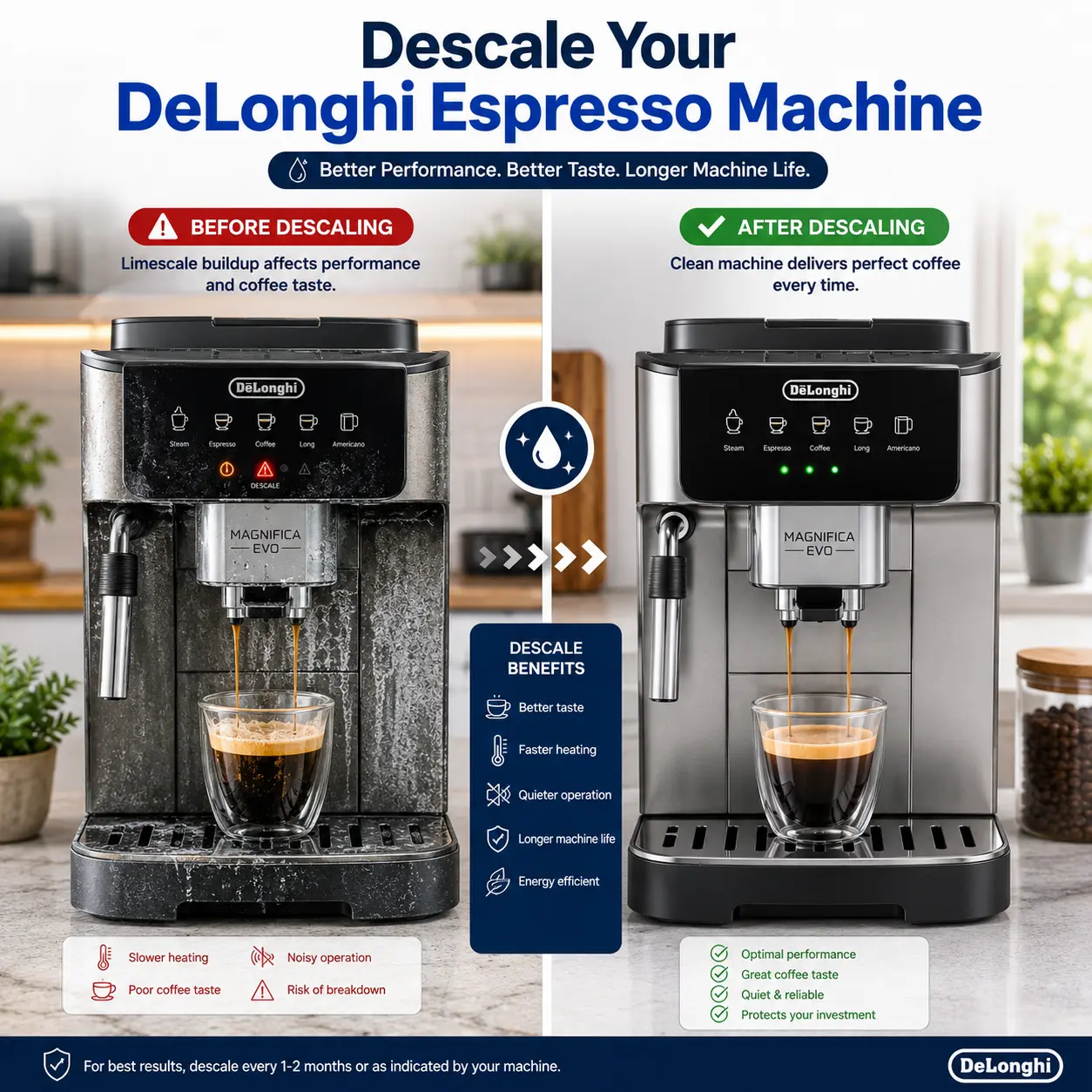 How to Descale DeLonghi Espresso Machine