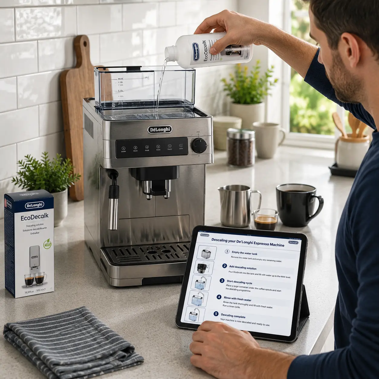 How to Descale DeLonghi Espresso Machine
