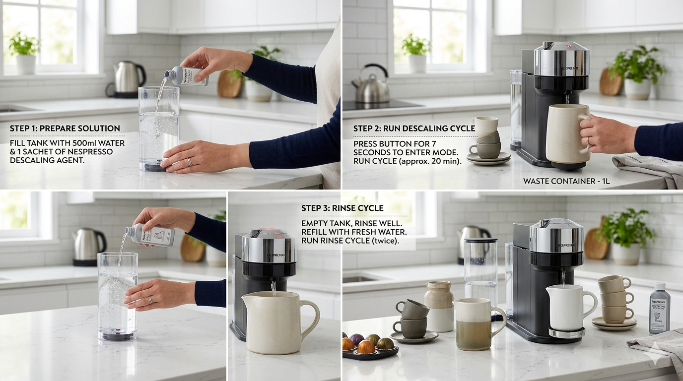 How to Descale Nespresso Machine Simple Step by Step Guide