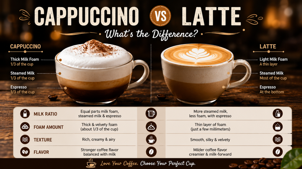 What Is a Cappuccino vs Latte? Everything You Need to Know