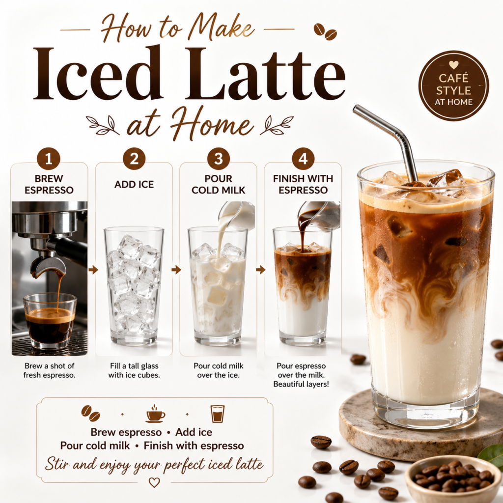 How to Make Iced Latte at Home: Easy Step-by-Step Guide