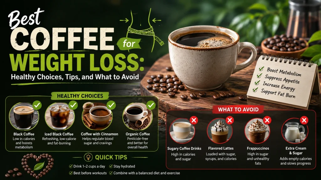 Best Coffee for Weight Loss Healthy Choices, Tips, and What to Avoid