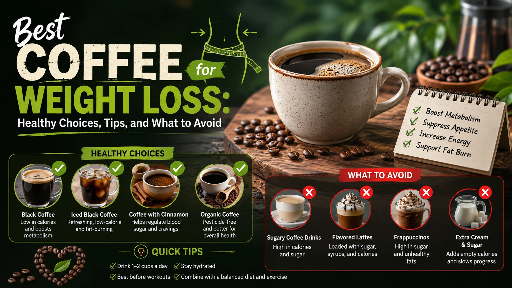 Best Coffee for Weight Loss Healthy Choices, Tips, and What to Avoid