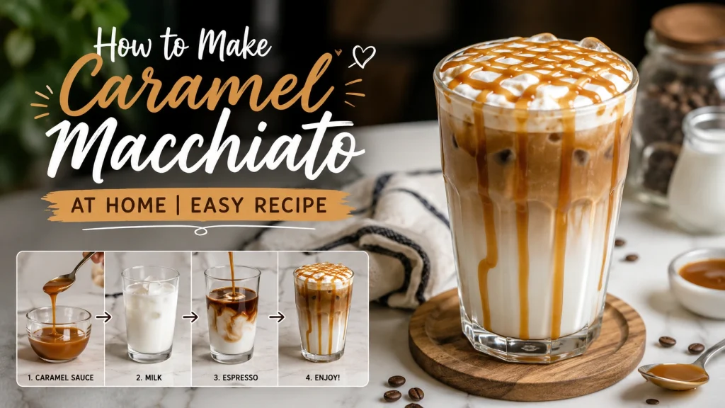 How to Make Caramel Macchiato at Home Without Any Fancy Tools